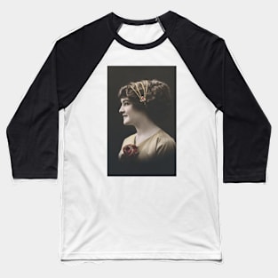 Edwardian lady in profile Baseball T-Shirt